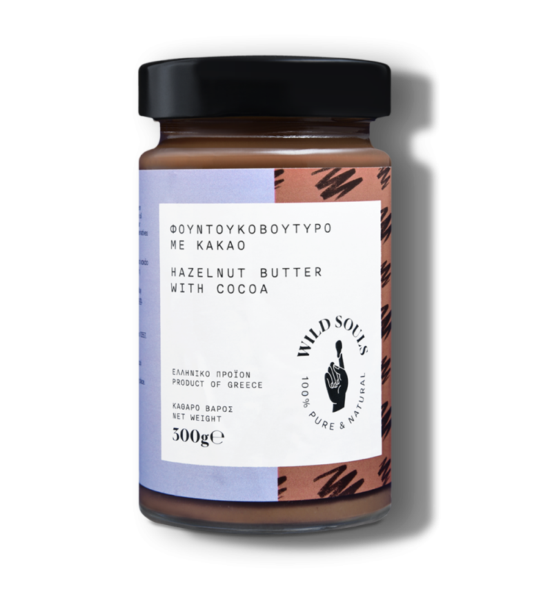 Φουντουκοβούτυρο Τραγανό με Κακάο & Χουρμά