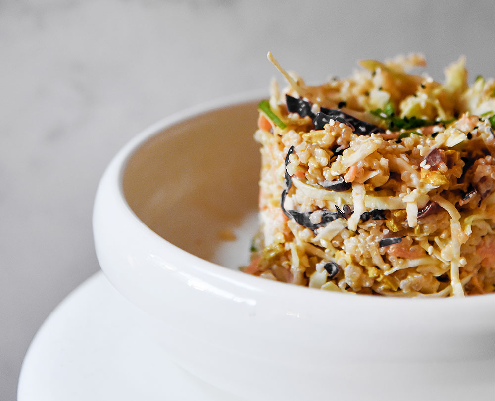 Coleslaw with High Fibre Tahini