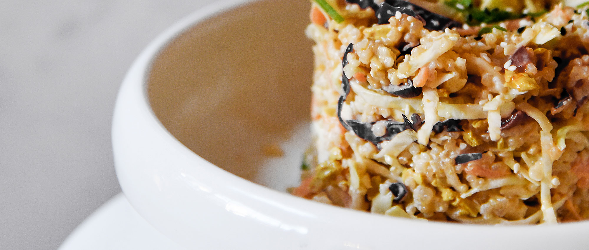 Coleslaw with High Fibre Tahini