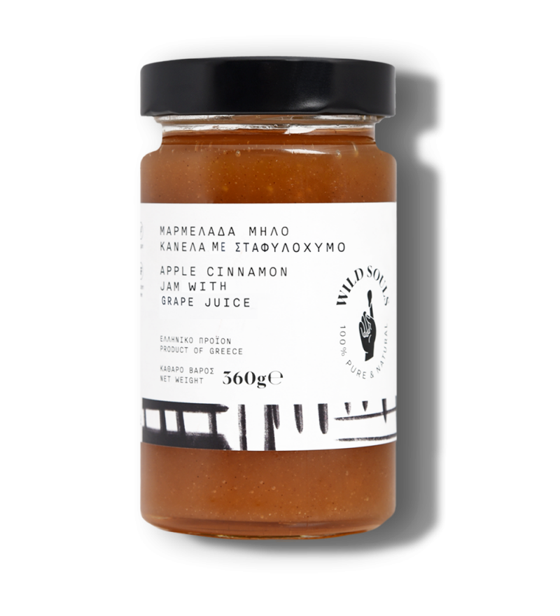 Μαρμελάδα Μήλο Κανέλα με Σταφυλοχυμό
