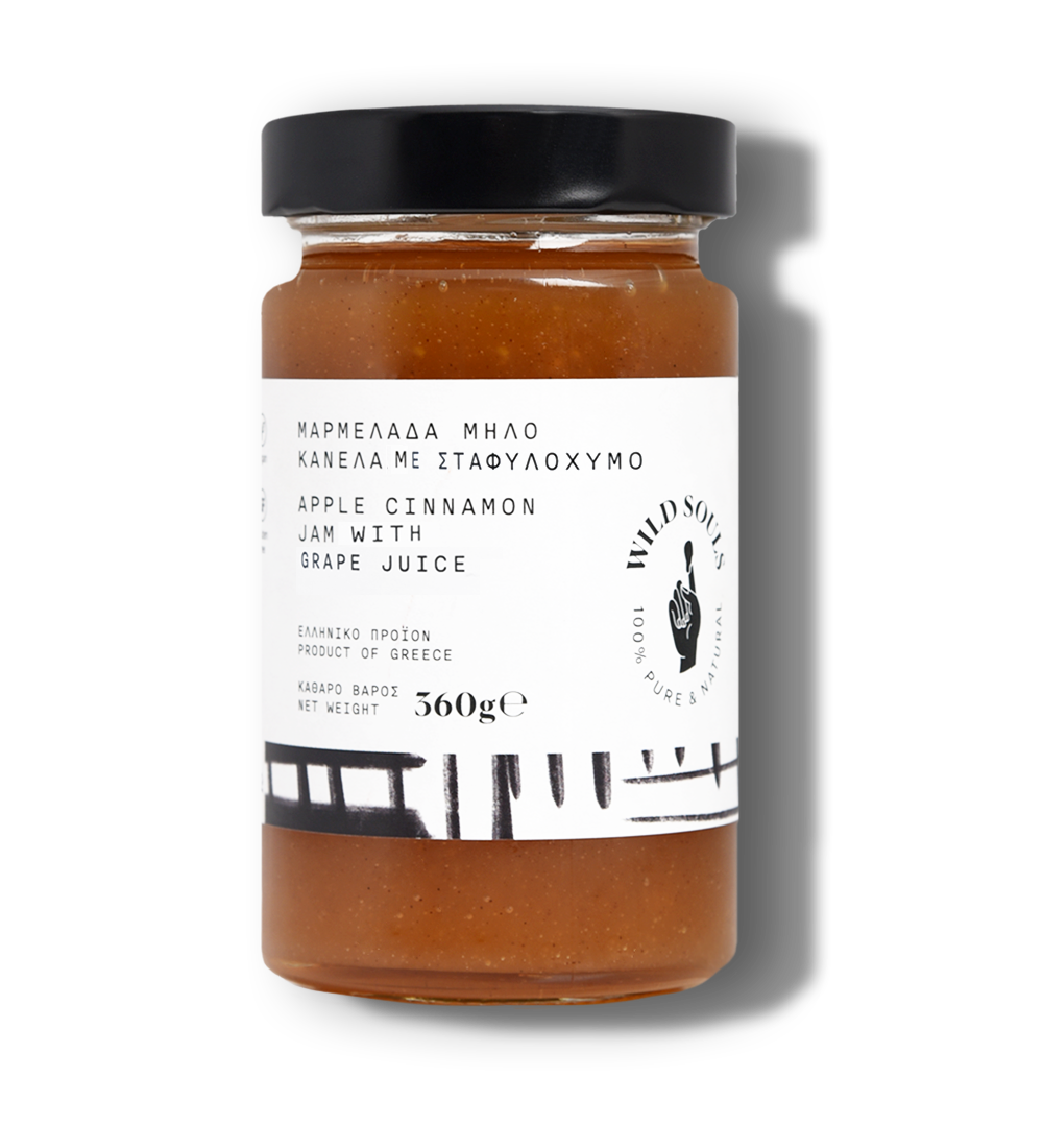 Apple and Cinnamon jam with Grape Juice