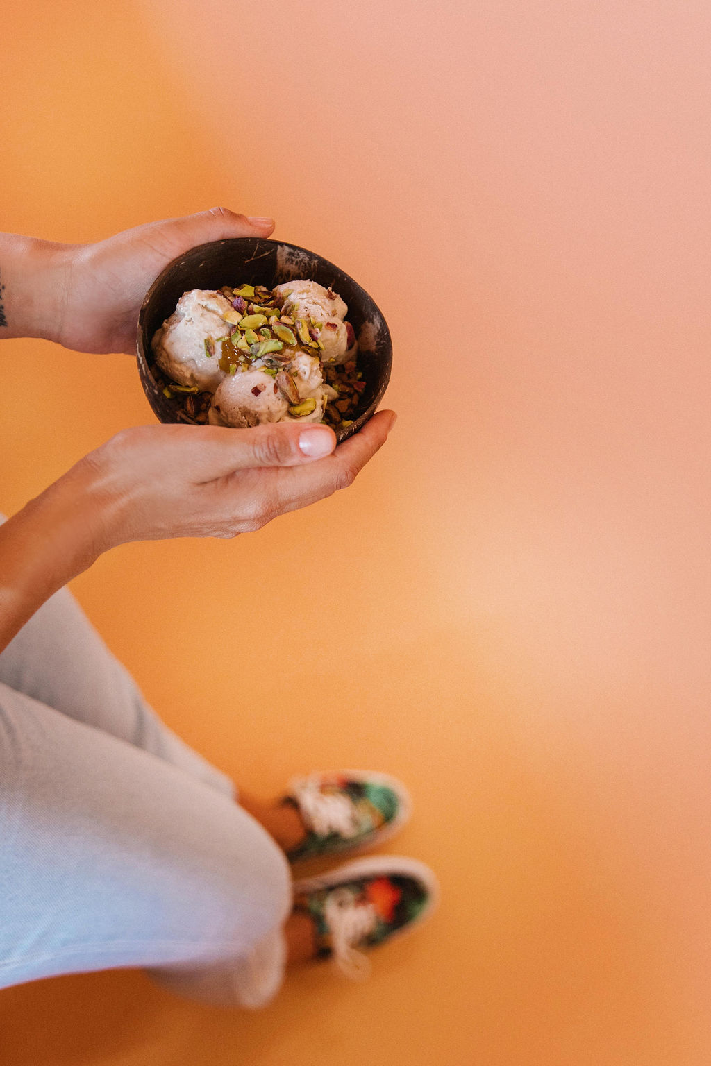 Wild Ice Cream with Coconut and Mango