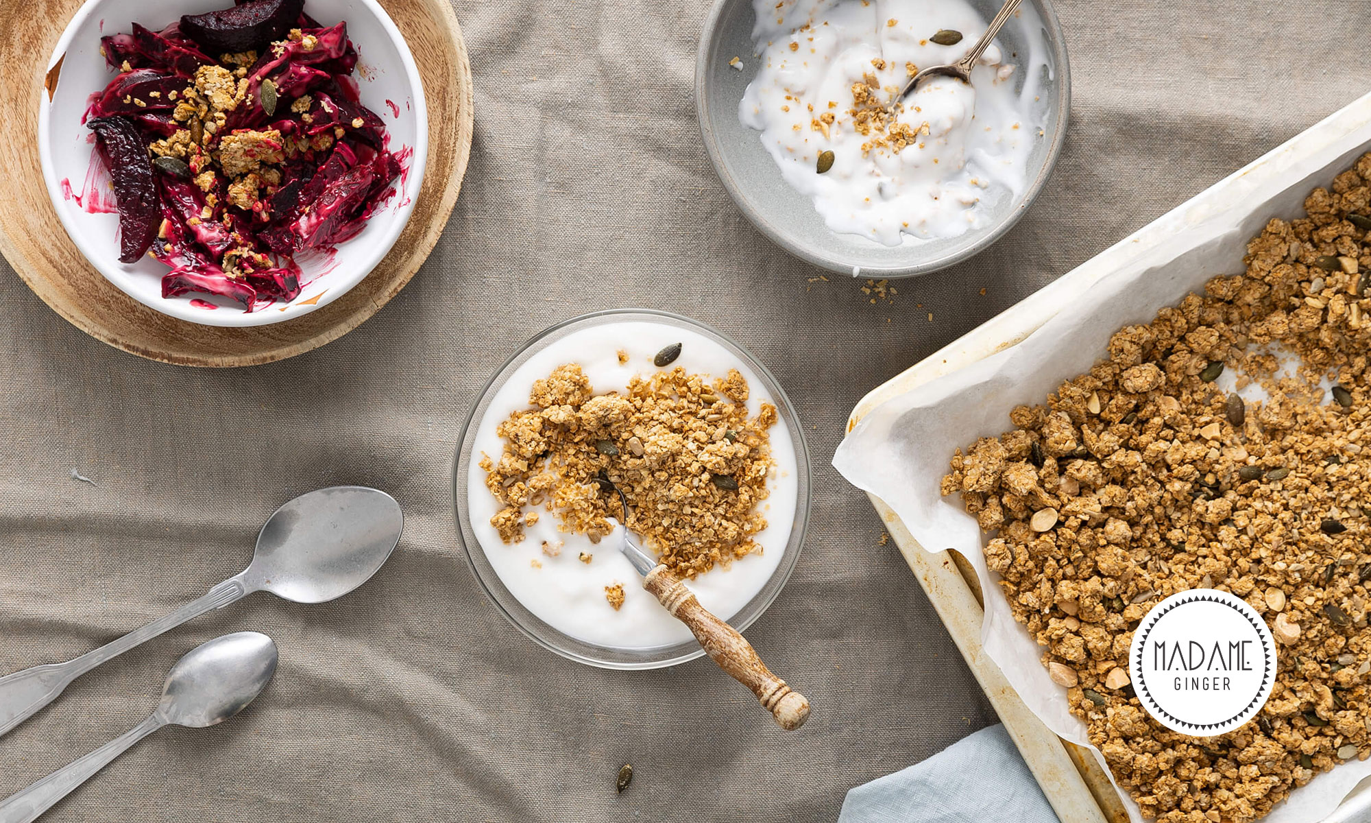 Savory Peanut Butter Granola