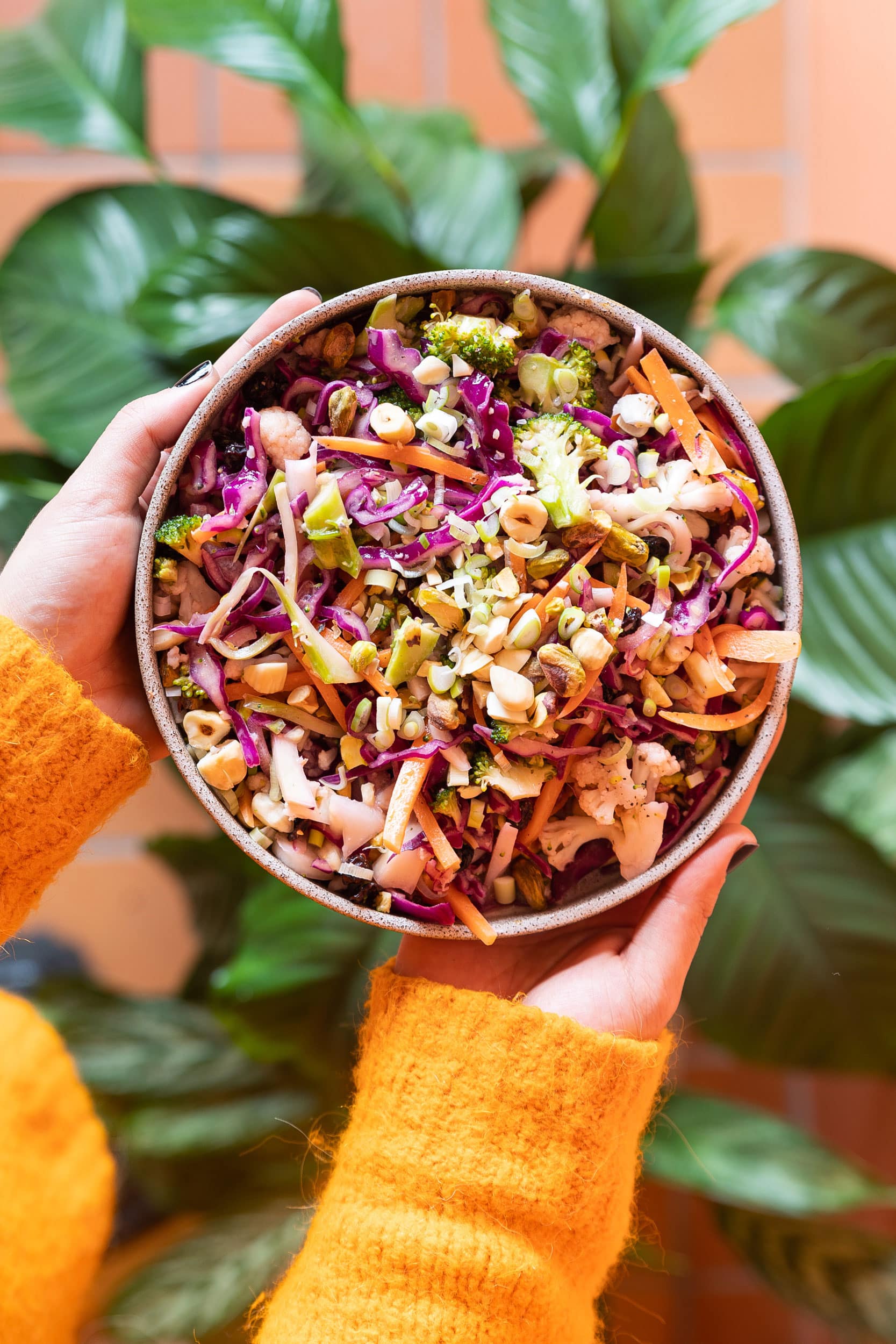 Σαλάτα Slaw με Μπρόκολο & dressing Ταχινιού