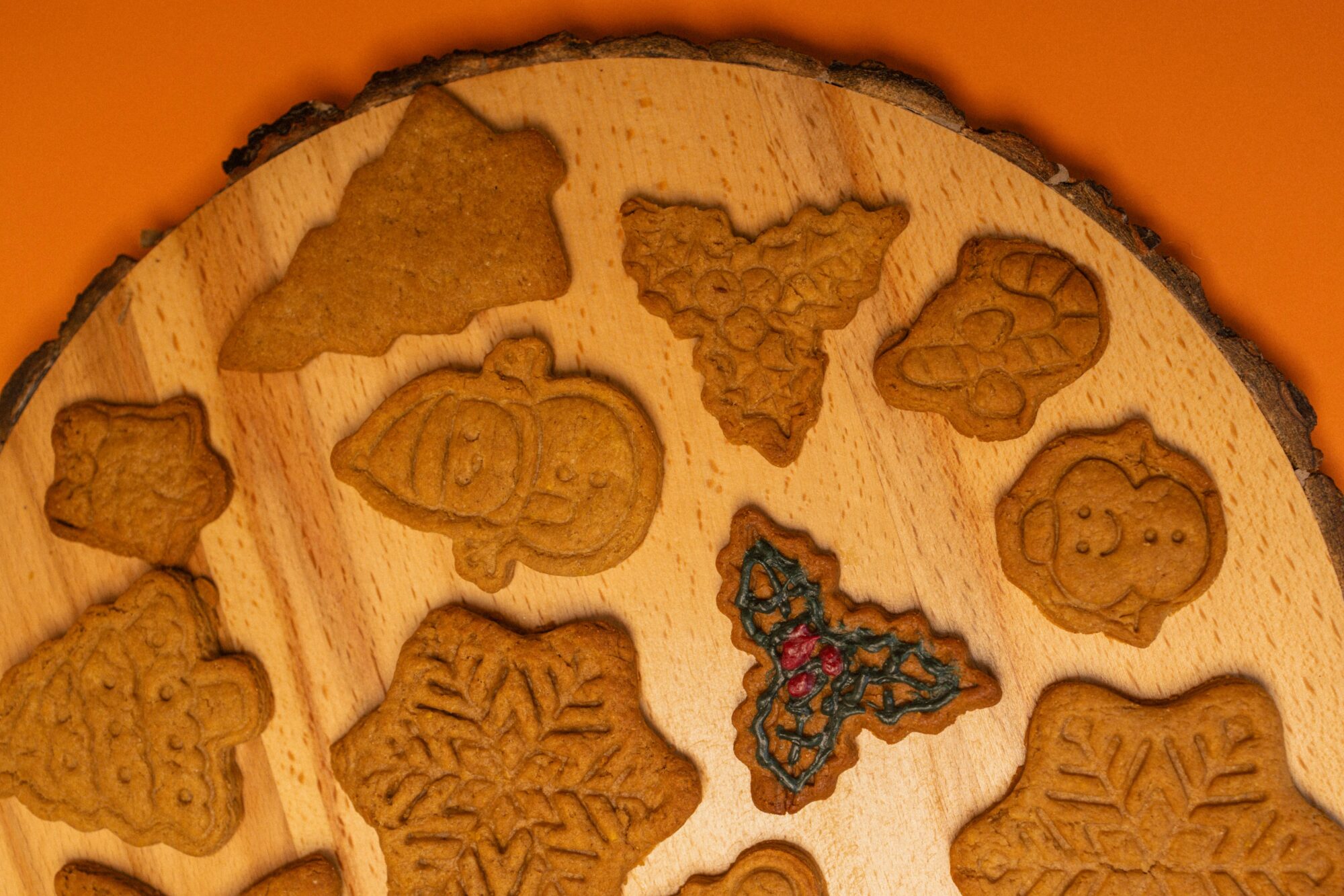 Hazelnut Butter Cookies with Cocoa and Orange